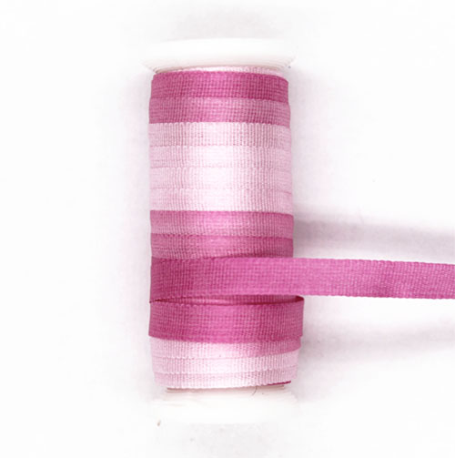 4004 - Seidenbändchen 4 mm breit, 10-m-Spule, pink/rosa 4004 - Seidenbändchen 4 mm breit, 10-m-Spule, pink/rosa